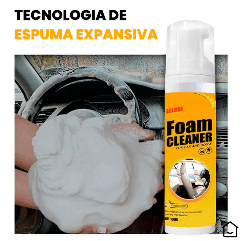 Spray de Espuma Mágica pra Limpeza Profunda Foam Cleaner™ + Brinde Exclusivo