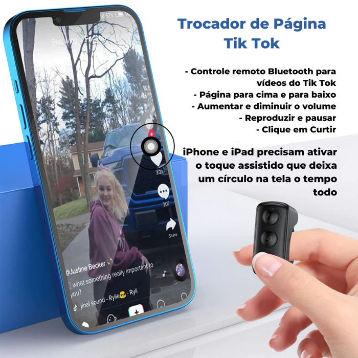 Anel Controlador para Celular