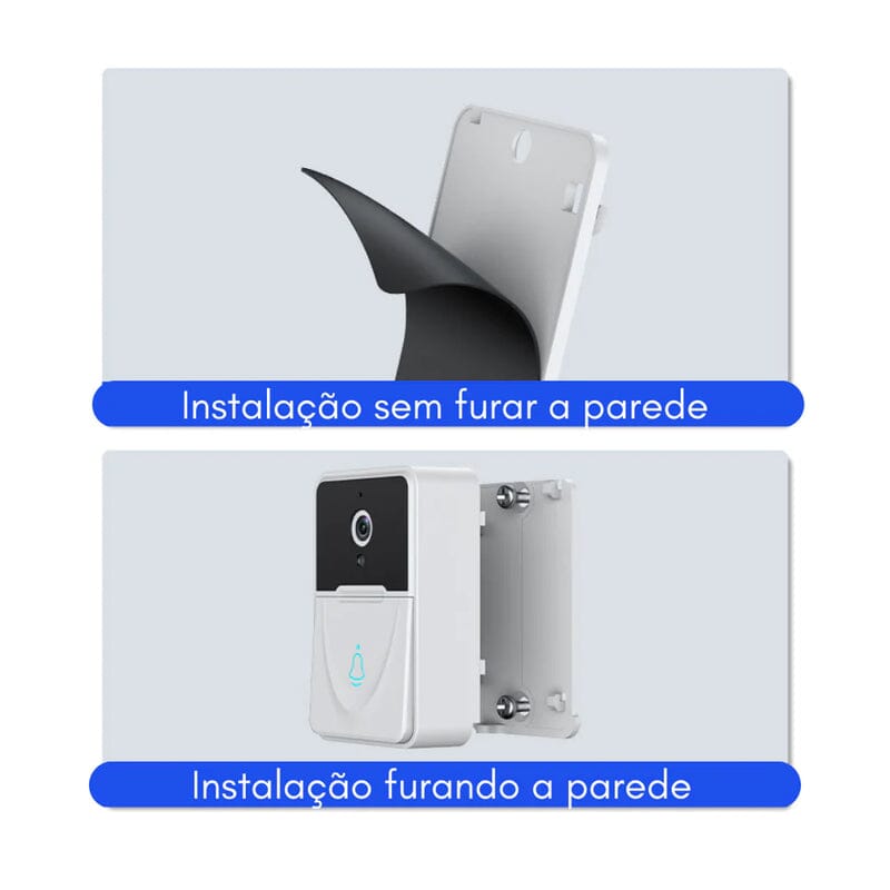 Campainha Wi-fi Inteligente com Câmera de Segurança