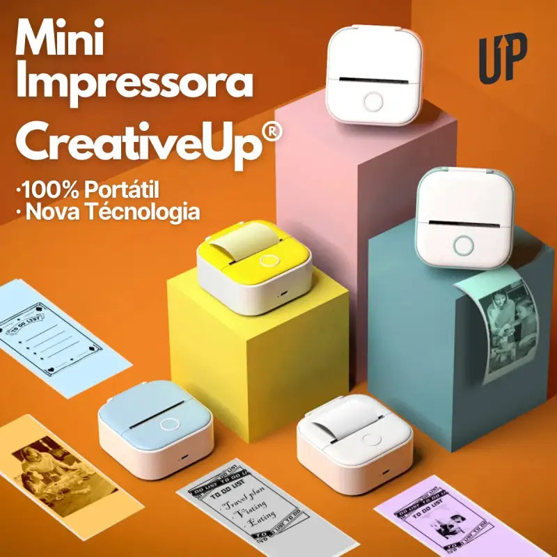 Mini Impressora Bluetooth Creativeup® Eletrônicos